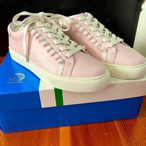 Tory Burch Sneakers - Brand new in box. Adorable ruffle, perfect for spring